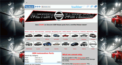 Desktop Screenshot of factorynissanparts.com